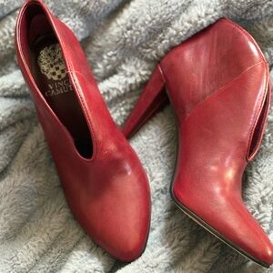 Vince Camuto Women's Red Heeled Boots